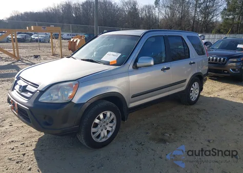 2006 Honda Cr-V Ex из США, поврежденный, VIN JHLRD78836C003869